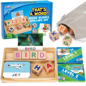 Wooden Spelling Kit for Preschoolers